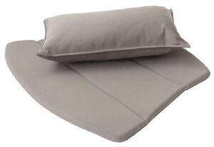 Cane-line - Breeze Lounge Chair Cushion - Kuddar för utomhusbruk - Taupe - Cane-line Natté - Försäljning av aktier - B: 63 x D: 50 x H: 2 cm