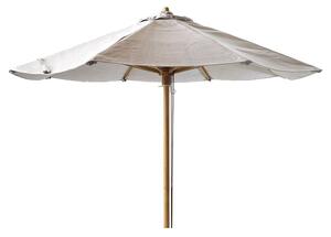Cane-line - Classic parasol - Parasoll - Teak/Mud - lav til peacock daybed - H229 x D240 cm
