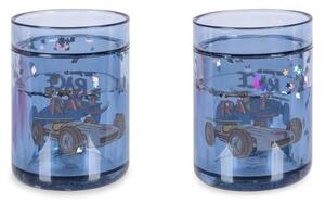 Konges Sløjd - 2 Pack Glitter Cups - Barnens pokal - Race - Ø6,5 x H9 cm (180 ml)