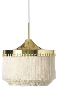 Warm Nordic - Fringe / Pendel - Hängande lampa - Large - Cream White - L30 x W30 x H28 cm