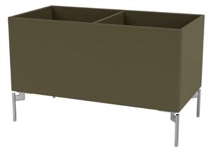 Montana - Colour Box III – S4162 - With Chrome Legs - Förvaringslådor - Oregano - W46,8 X H42,6 X D35,4 cm