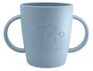 Sebra - MUMS - Cup With Handle - Barnens pokal - Powder Blue - H8 x L7 x W11 cm