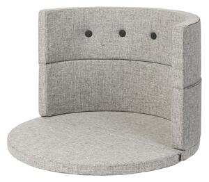 By KlipKlap - KK Play Fold – Circle - Barnsoffa - MULTI GREY - Ø:90 x H:30 CM