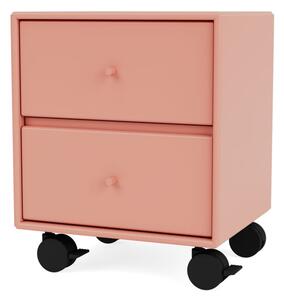 Montana - DRIFT - With wheels - Sängbord - Rhubarb - B 35,4 x H 35,4 x D 30 cm