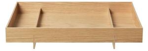 Blomus - ABENTO Tray - Bricka - Holzfarbe - Large - H8,5 x L50 x W30 cm