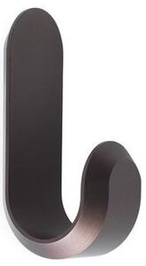 Normann Copenhagen - Curve Mini Hooks - 2 pcs - Krokar - Matt brown - Stock sale - H: 5,8 x W: 2,1 x D: 3 cm