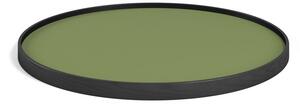 Brdr. Krüger - Tray - Oak Black model 60 - Bricka - WATER (Blå / Mørk Blå) - Ø 60cm H2,5 cm