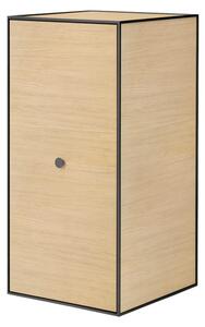 Audo Copenhagen - Frame 70 - Hylla - Oak - With door and 2 shelfs - 35x35x70