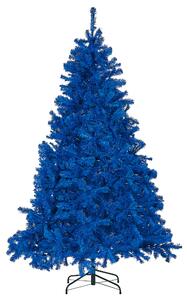 Konstgjord julgran Blå Syntetmaterial 180 cm Metallfot Traditionell juldekoration Beliani