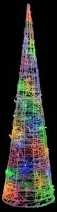 Ljuskon LED pyramid akryl flerfärgad 90 cm