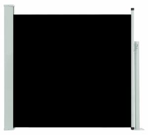 Infällbar sidomarkis 170x300 cm svart