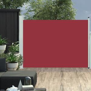 Infällbar sidomarkis 117x500 cm röd