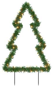 Julträd med spett 80 LEDs 60 cm
