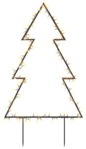 Julträd med spett 115 LEDs 90 cm