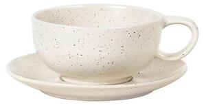 Broste CPH - Nordic vanilla - Kop m. underkop - Kopp - 15 cl - Ø16 x H7 cm
