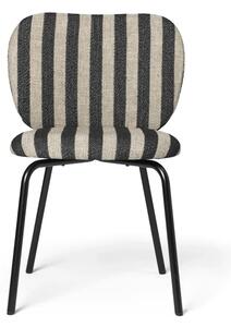 Ferm Living - Rico chair - Matstol - Soft Bouclé - Off-white/Sand - W: 53 x H: 80 x D: 50 cm