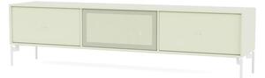 Montana - OCTAVE V TV bench - Legs: 38 Snow - Hyllor - 140 Pomelo - W138 x H36,6 x D30 cm