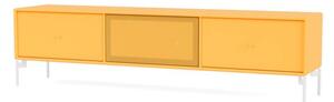 Montana - OCTAVE V TV bench - Legs: 38 Snow - Hyllor - 166 Acacia - W138 x H36,6 x D30 cm