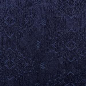 Set med 2 prydnadskuddar Mörkblå Geometriskt mönster 45 x 45 cm Vintage Glamour Inredningstillbehör Beliani