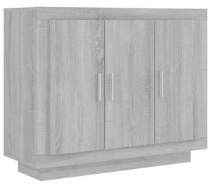 Skänk grå sonoma 92x35x75 cm konstruerat trä