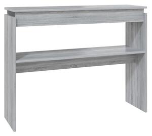 Avlastningsbord grå sonoma 102x30x80 cm konstruerat trä