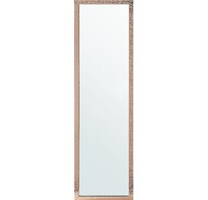 Stående Spegel Koppar Glas Syntetiskt Material 40 x 140 cm med Ställning Modern Design Dekorativ Ram Beliani