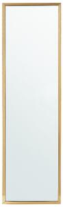Stående Spegel Guld Glas Syntetiskt Material 40 x 140 cm med Ställning Modern Design med Ram Beliani