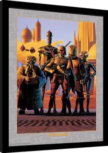 Inramad poster Star Wars - Bounty Hunters