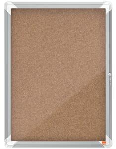 Anslagstavla Nobo Visningsställ 53,2 x 69,2 x 3,7 cm Kork Glas Aluminium