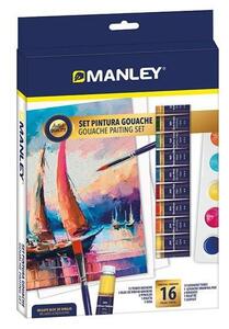 Gouache Painting Set Manley 16 Delar Multicolour