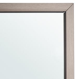 Stående Spegel Silver Glas Syntetiskt Material 40 x 140 cm med Ställning Modern Design med Ram Beliani