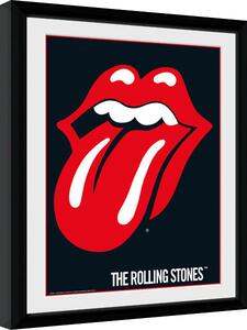 Inramad poster The Rolling Stones - Lips