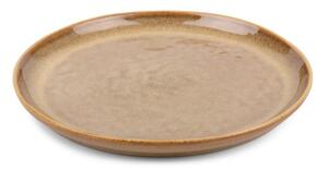 Assiette Hedda brun
