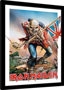 Inramad poster Iron Maiden - Trooper Eddie