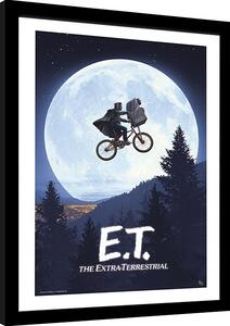 Inramad poster E.T. - Moon