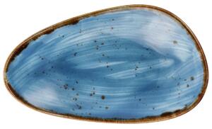 VEGA Uppläggningsfat Nebro asymmetriskt; 17x10x3 cm (LxBxH); Ljusblå; 6 Styck / Förpackning