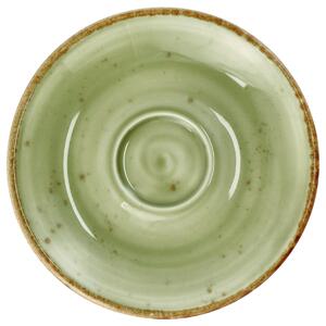 VEGA Espressofat Nebro; 12.5x1.5 cm (ØxH); Ljusgrön; 6 Styck / Förpackning
