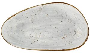 VEGA Uppläggningsfat Nebro asymmetriskt; 33x19x3.5 cm (LxBxH); Ljusgrå; 3 Styck / Förpackning