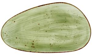 VEGA Uppläggningsfat Nebro asymmetriskt; 33x19x3.5 cm (LxBxH); Ljusgrön; 3 Styck / Förpackning