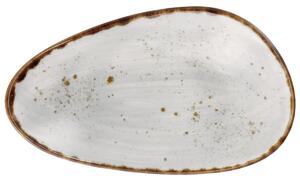VEGA Uppläggningsfat Nebro asymmetriskt; 17x10x3 cm (LxBxH); Ljusgrå; 6 Styck / Förpackning