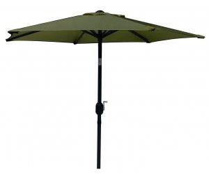 Fjällbacka parasoll i mörkgrönt - Ø200 cm