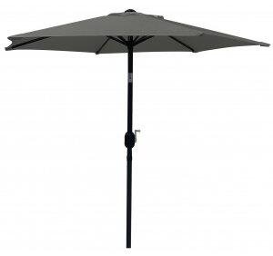 Fjällbacka parasoll i grått - Ø300 cm