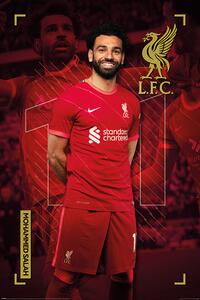 Poster, Affisch Liverpool FC - Mo Salah, (61 x 91.5 cm)
