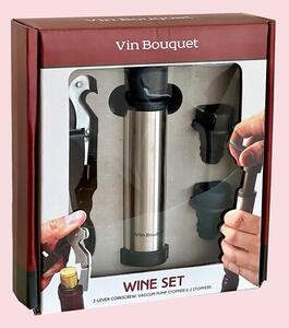 Wine set - Korkskruv och vakuumpump, Multi