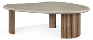 Ethnicraft - Boomerang outdoor coffee table large - Soffbord utomhus - Beige - Trä