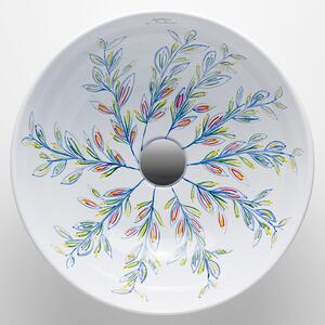 Bathco Tvättställ Sicilia Floral II Atelier 40 cm