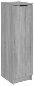Skoställ grå sonoma 30x35x100 cm konstruerat trä