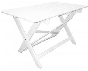 Knohult matbord 125 cm - Vit - Trädgårdsbord, Utemöbler