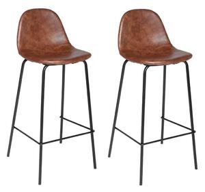KIT 2x Barstol VLADI brun