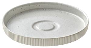 Playground Underfat Nara relief; 15x2.5 cm (ØxH); Vit; Rund; 6 Styck / Förpackning